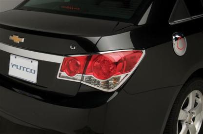 Putco Chrome Tail Light Covers - Chevy Cruz 400597