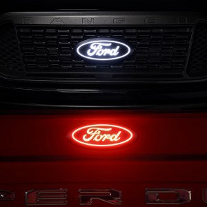 92300 - Putco Black Ford Oval Logo Emblem Kits- Fits Ford F250