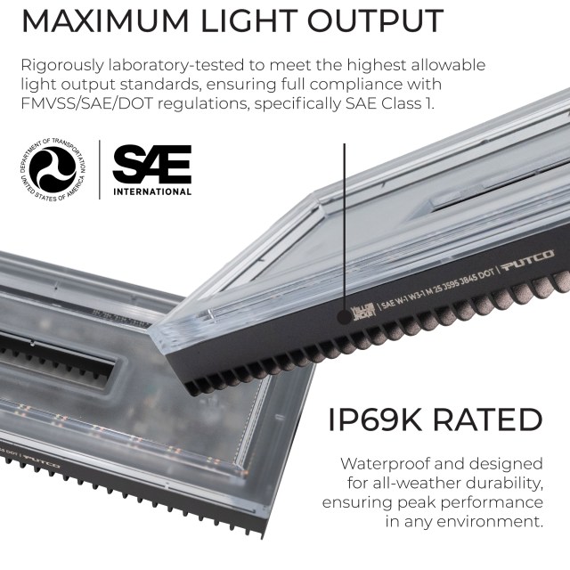 Maximum Light Output to meet the highest allowable light output standards