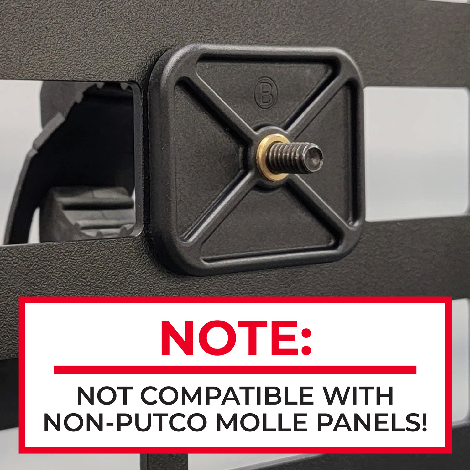 195301-X - Putco Truck Bed Side Molle Panels - Driver Side Panel