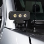 Putco 3-LED Pod Hood Light Kits with Brackets- Lights off