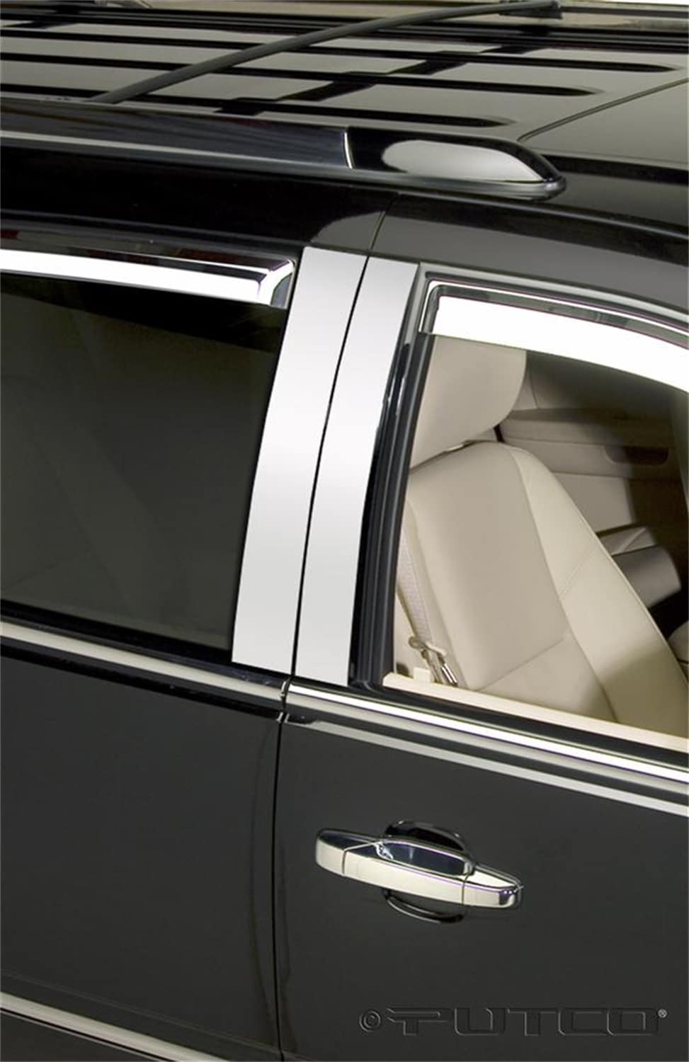 402610 - Putco Stainless Steel Pillar Posts Trim Kits - Fits Cadillac  Escalade 2007-2014