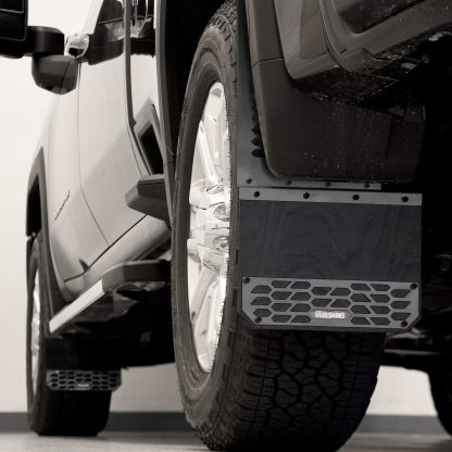 Putco Black Hex Offset Mud Flaps - GMC Sierra