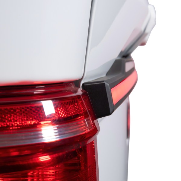 Single-piece third brake LED housing that perfectly contours the entire tailgate for a flawless fit