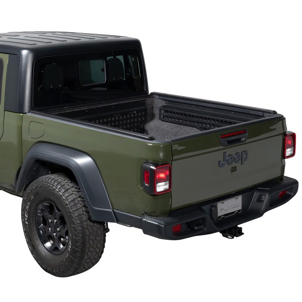 Putco Tec Skins T-Slot Bed Rail Caps - Jeep Gladiator - Side View