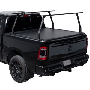 Putco Tec Rack with 24" Tall Uprights with Cross Bars on Dodge Ram