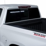 Dual-zone strobe light bar with alternating colors for maximum visibility and attention