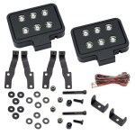 Putco LED Pod Hood Light Kits with Brackets -10004/2228