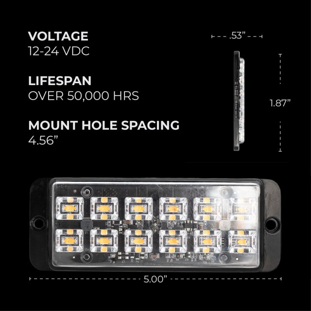 5″ Stinger PRO 12 size and specs.