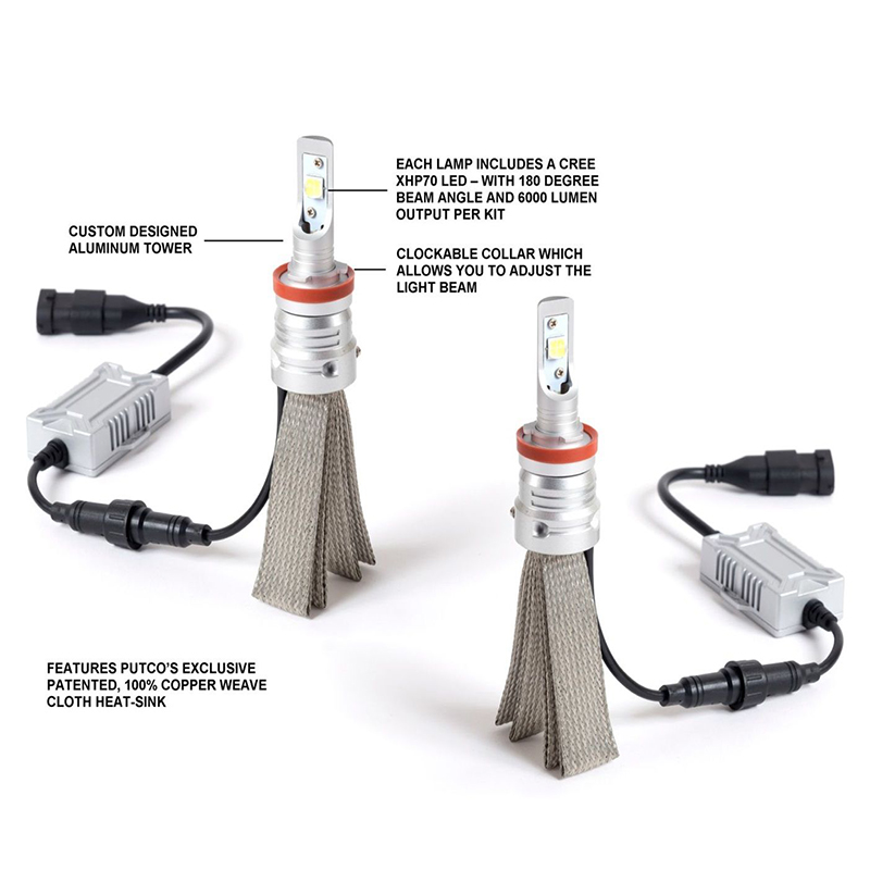 Putco Silver-Lux LED Light Replacement Bulbs